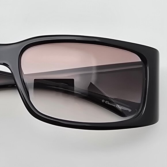 Christian Dior Classic Dior 2 Black Frame Brown Gradient Lens Y2K Sunglasses main image 2
